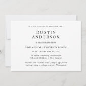 Arztname 6 Foto Abschluss Ankündigung (Rückseite)