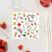 Arztparty Serviette (Beispiel)