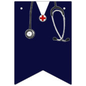 Arztparty Wimpelkette (Erste Fahne)