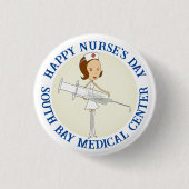 Arztpraxis Button (Vorderseite)