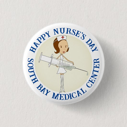 Arztpraxis Button (Vorderseite)