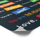 Arztpraxis für Schulkrankenpflege Motivierend Poster (Ecke)