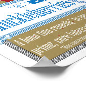 Arztpraxis Huckleberries Poster (Ecke)