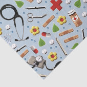 Arztpraxis Krankenpflege Seidenpapier (Ausschnitt)