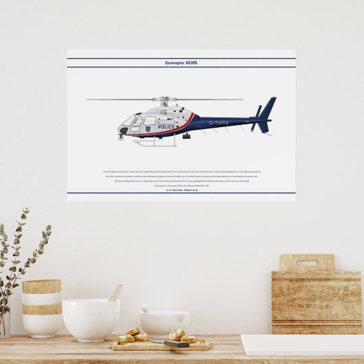 AS355 UK Police 1 Poster (Küche)