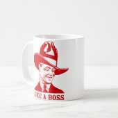 "As a Boss"-Tasse Kaffeetasse (Vorderseite Links)