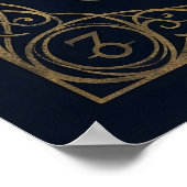  As Above So Below Hermetic Alchemy Celestial  Poster (Ecke)