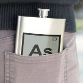 As - Aesop Fables Chemistry Periodic Table Symbol Flachmann (Beispiel)