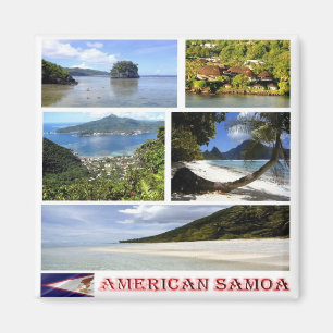 AS - Amerikanisch-Samoa - Collage Magnet