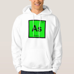 As - Arsenic Chemie Periodensystem Symbol Hoodie