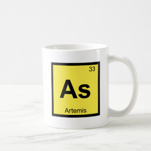 As - Artemis Goddess Chemistry Periodic Table Kaffeetasse