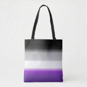 As-asexuale Steigungs-Stolz-Flagge: Horizontaler Tasche (Vorderseite)