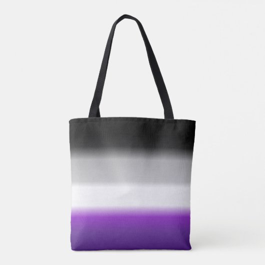 As-asexuale Steigungs-Stolz-Flagge: Horizontaler Tasche (Rückseite)