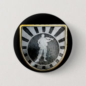 As-Button-Schwarzes Button (Vorderseite)