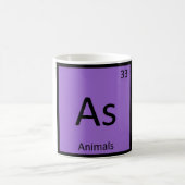 As - Chemische Chemie - Periodischer Tabelleneleme Kaffeetasse (Mittel)