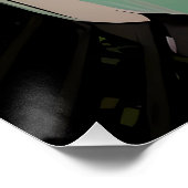 As Congenial and Genuine As the Midnight Sun Poster (Ecke)