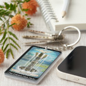 As Cups Card aus dem fernen Tarot Deck Schlüsselanhänger (Vorderseite rechts)