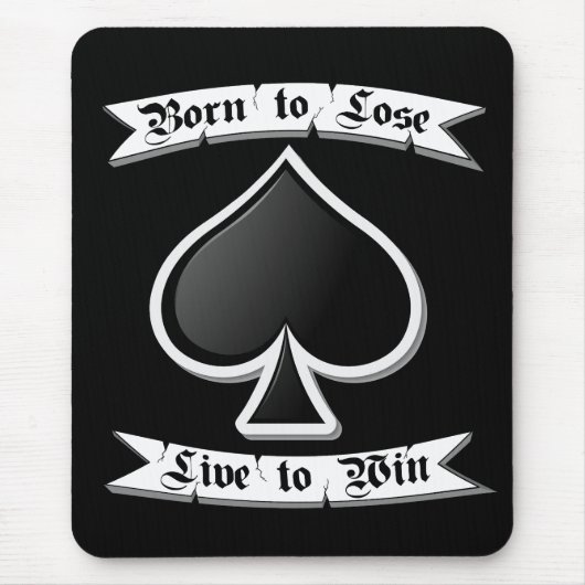 As de Picas Mousepad (Vorne)