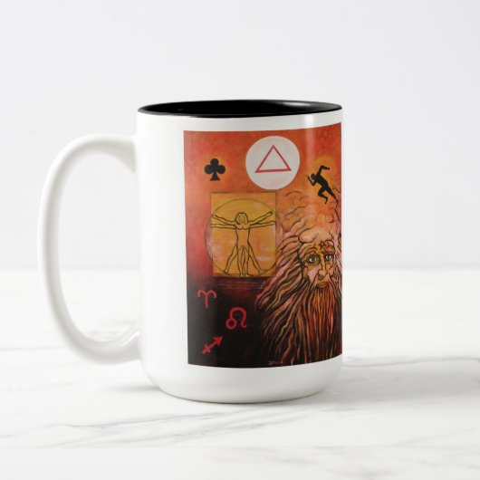 As der Feuer-Schale Zweifarbige Tasse (Links)