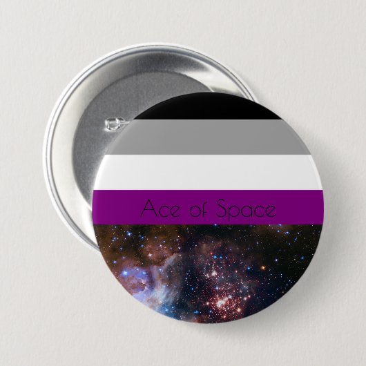 As des Raumes Button (Vorne & Hinten)