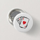 As-einfaches Logo-Button Button (Vorne & Hinten)