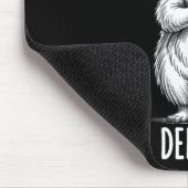 As Far As I Know I'm Delightful Raccoon  Mousepad (Ecke)