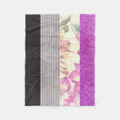 As-Flaggen-Mischmuster Fleecedecke (Vorderseite)