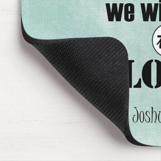 As for Me and My House Bible Verse Mousepad (Ecke)