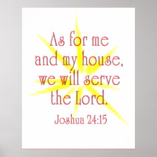 AS FOR ME aND MY HOUSE Poster