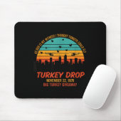 As God Is My Witness Turkey Drop - Retro Thanksgiv Mousepad (Mit Mouse)