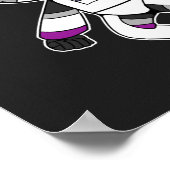 As in Space (asexual stolz) Poster (Ecke)