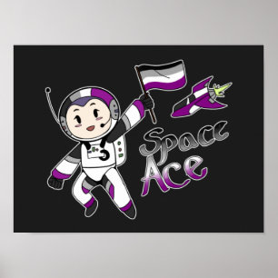 As in Space (asexual stolz) Poster