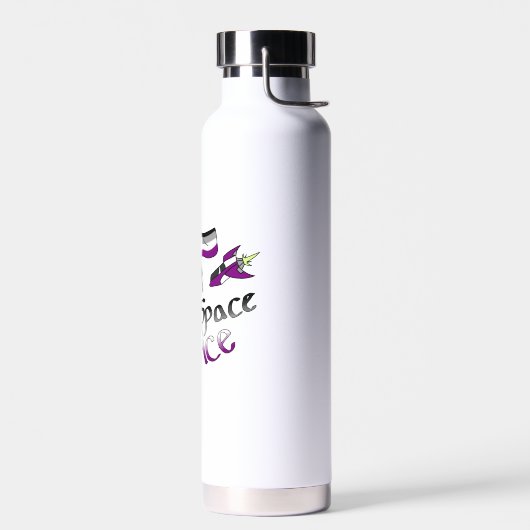 As in Space (asexual stolz) Trinkflasche (Links)