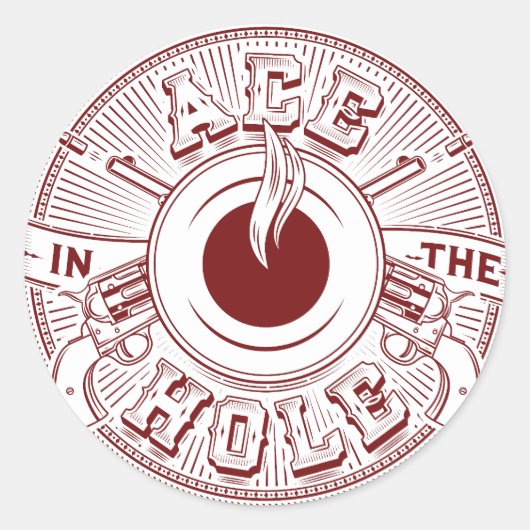 As in the Hole / Stickers (Vorderseite)