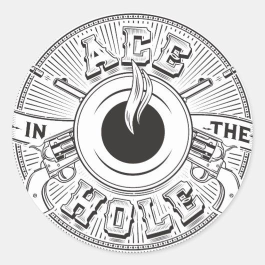 As in the Hole / Stickers (Vorderseite)