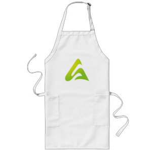 AS Initial Logo von Ahsacom T - Shirt Lange Schürze