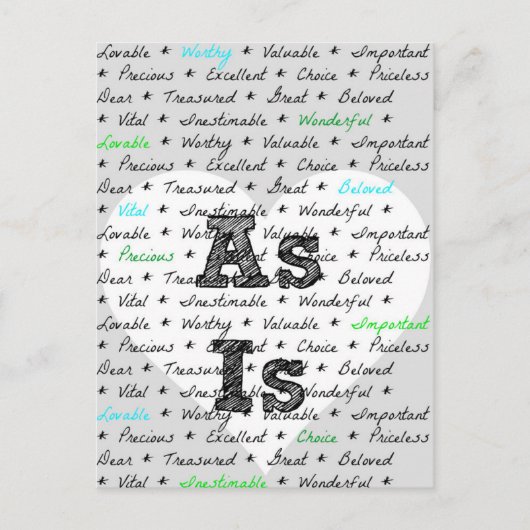 AS IST Postcard - Plantinski Postkarte (Vorderseite)