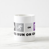 As-Lauf auf Kuchen-Tasse Kaffeetasse (Mittel)