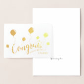 AS-Level-Glückwunschkarte Folienkarte (Anzeige)