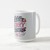 As Merry As I Get Funny Christmas Kaffeetasse (VorderseiteRechts)