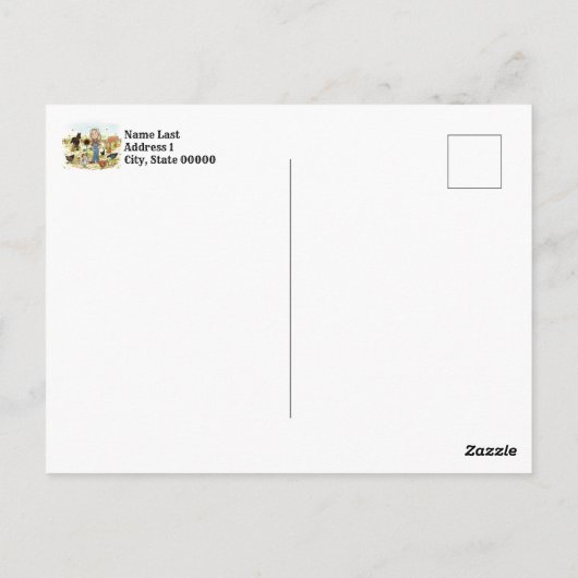 AS-MFALL POSTKARTE (Rückseite)