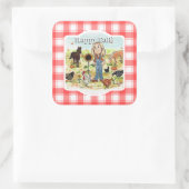 AS-MFALL QUADRATISCHER AUFKLEBER (Tasche)