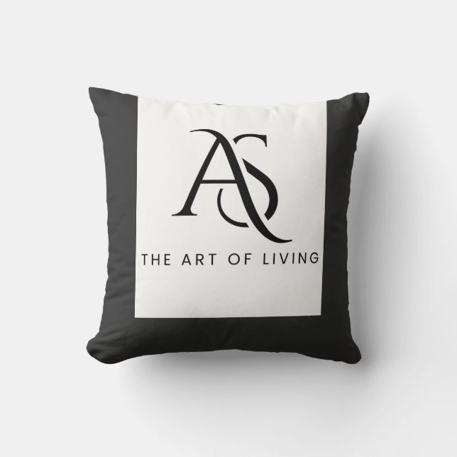 AS Monogram: Art of Living Kissen (Vorderseite)