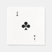 As of Club Playing Card Funny Matching Halloween Serviette (Vorderseite)