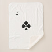 As of Club Playing Card Funny Matching Halloween Sherpadecke (Vorderseite)