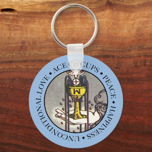 As of Cups with Text Schlüsselanhänger (Vorderseite)