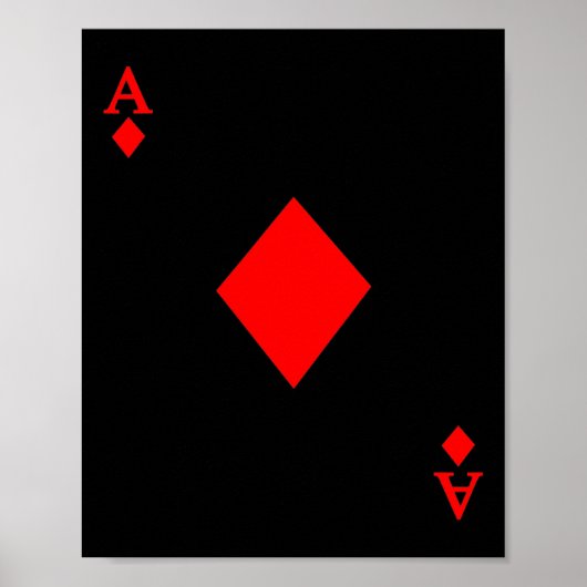 As of Diamond Deck of Cards Halloween Costume Poster (Vorne)