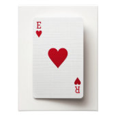 As of Hearts Card - Initials Poster (Vorne)