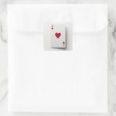 As of Hearts Card - Initials Sticker (Tasche)