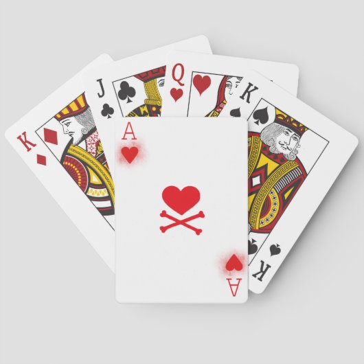 As of Hearts Playing Card Backups Spielkarten (Rückseite)